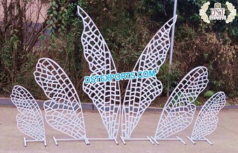 Romantic Butterfly Shape Metal Backdrop Stand