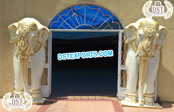 Indian Wedding Welcome FRP Elephant Statues