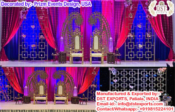 Special Wedding Metal Candle Wall Backdrop