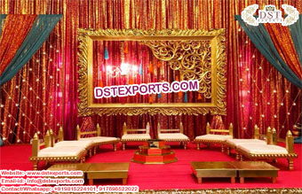 Glamorous Wedding Mandap Chairs & Frame