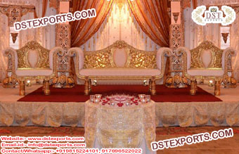 Hot Selling Gold Wedding Furniture