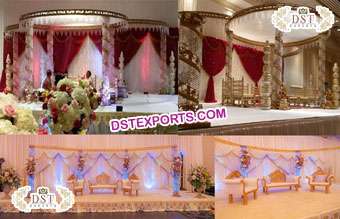 Hot Selling New Crystal Wedding Mandap