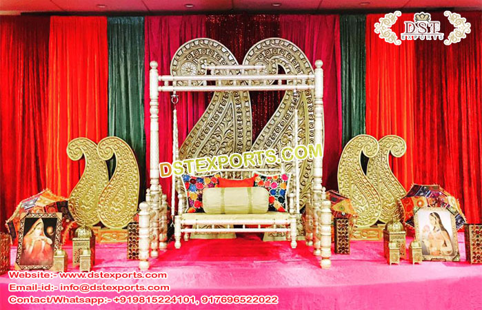 Great Mehendi Ceremony Decoration Stage