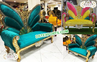 Modern Design Butterfly Wedding Couch/Sofa