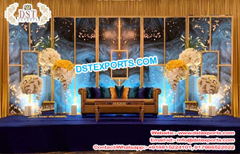 Modern Wedding Metal Frame Backdrop Stand