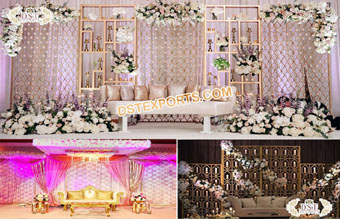 Lovely Candle Backdrop Walls for Wedding Decor