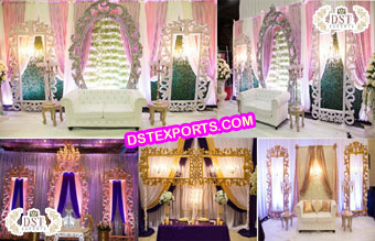Wedding Reception Stage Fiber Panels Collection