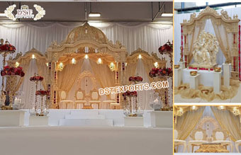 Unique Wedding Wooden Dome Mandap