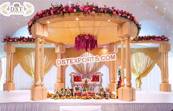 Dream Wedding Event Fiber Mandap Decor