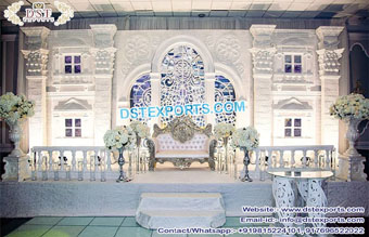 Luxury Indian Wedding Decorative Fiber Stage