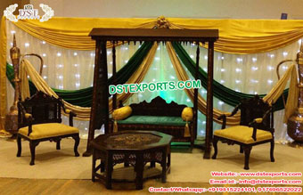 Antique Muslim Jhula Swing for Bride Groom