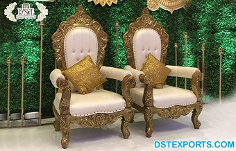 Luxury King Quince Wedding Throne Chairs