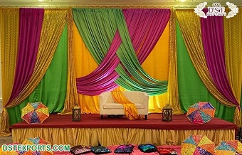 Indian Wedding Backdrop Draping for Parties