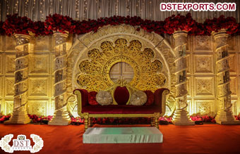Low-Budget Indian Wedding Stage Decoration