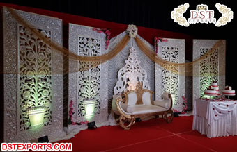 Glamour & Modern Hindu Wedding Stage Decor