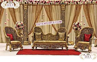 Muslim Wedding Sofa for Reception Stage