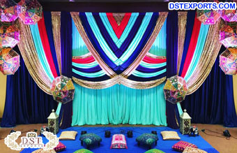 Best Mehndi & Sangeet Night Backdrop Setup