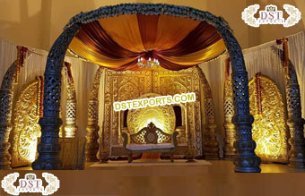 Modern Tamil Hindu Wedding Mandap Set