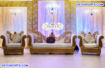 Muslim Wedding Stage Decor Sofa Set
