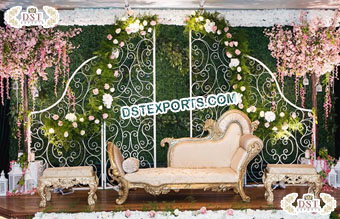 Wedding Backdrop Decor Wrought Iron Gate