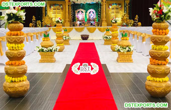 South Indian Wedding Pot Chories Decor