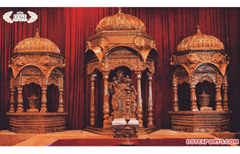 Vibrant Tamil Wedding Stage Malaysia