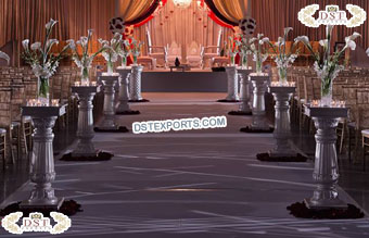 Church Wedding Decor Aisleway Pillars/Column