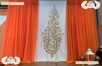 Wedding Reception Drapes & Backdrop Decoration