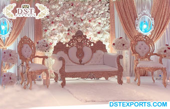 Muslim Walima Decor Stage Sofa Set