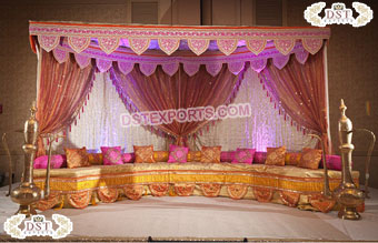 Unique Bridal Seat for Henna Party Decoration