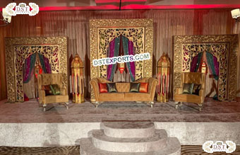 Arabian Night Wedding Theme Stage Decor