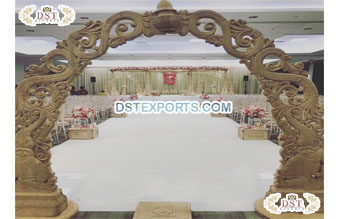 Rustic Wedding Mandap Wooden Gate Decor