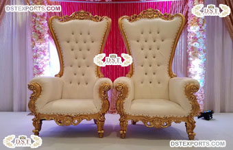 Royal Queen King Throne Wedding Chair