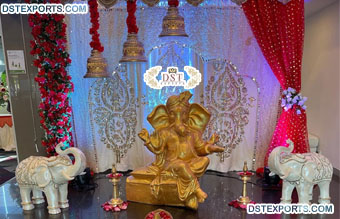 Indian Wedding Foyer Decor Backdrop Curtains