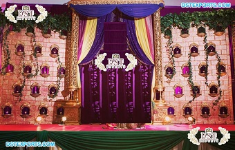 Muslim Nikah Theme Stage Backdrop Decor