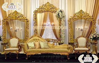 Gorgeous Golden Carved Backdrop Frames/Panel