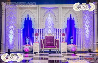 Amazing Wedding Reception Stage Decoration UAE