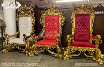 Luxurious Royal Crown Wedding Throne Manufacturer