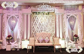 Astonishing Western Wedding Reception Stage Setup