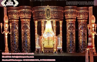 Luxury Indo Western Wedding Stage Set