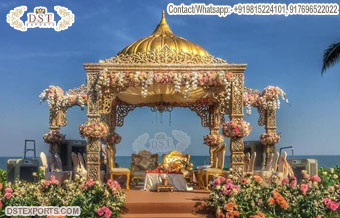 Top Beach Weddings Maharani Mandap With Dom