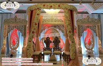 Super Design Bollywood Wedding Mandap Set