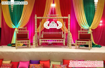 Amazing Mehndi Stage SankhedaSwing Set