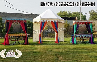 Indian Theme Wedding Food Counters & Tents