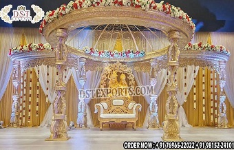 Stylish Vidhi Mandap For South Indian Wedding Hall